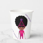 Verjaardag Papieren Cups Maat: 8oz Papieren Cup, L Papieren Bekers (Voorkant)