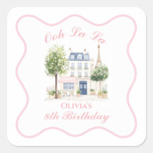 Verjaardag Parijs Parijse Café Theepartij