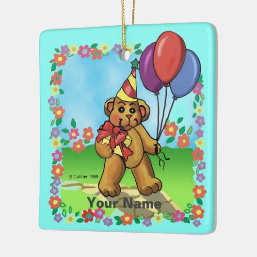 Verjaardag Party Beer aangepaste ornamenten (Links)