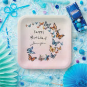  Verjaardag Party Butterfly Paper Bord (Feest)