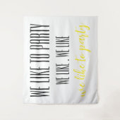 Verjaardag Party muur tapijt banner Wandkleed (Voorkant)