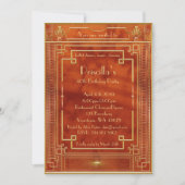 Verjaardag Party vrouw, goud Gatsby stijl Kaart (Voorkant)