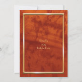 Verjaardag Party vrouw, goud Gatsby stijl Kaart (Achterkant)