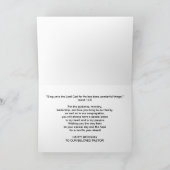 Verjaardag, Pastor, Ocean Uitzicht bij zonsonderga Kaart (Binnen)