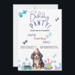 Verjaardag Pawty Berner Berg Hond Verjaardag Kaart<br><div class="desc">Word lid van de Verjaardagspad met een schattige Berner Mountain Dog! Deze aanpasbare Birthday Invitation Kaart is ideaal voor hondenliefhebbers. Personaliseer het met uw bedrijfsinformatie voor een unieke aanraking. Nodig gasten uit voor uw evenement met deze aanpasbare uitnodiging voor een verjaardagsfeestje. #BirthdayPawty #BerneseMountainDog #DogBirthdayInvitation #CustomizableCard #PartyPups</div>