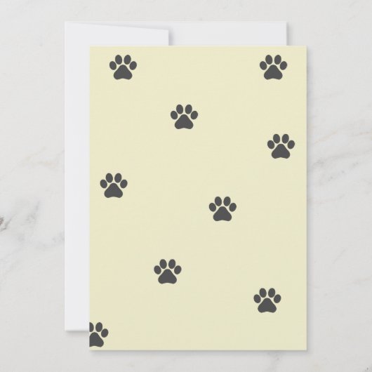 Verjaardag Pawty Labrador Retriever Hond Verjaarda Kaart (Achterkant)