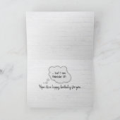 Verjaardag Pelikaan Wordt Ouder  Kaart (Binnen)