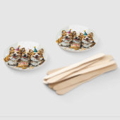 Verjaardag Pembroke Welsh Corgi Dogs Handwaaier (Niet-gemonteerd)