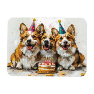 Verjaardag Pembroke Welsh Corgi Dogs Magneet