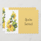 Verjaardag Pensioen Chickadee Zonnebloem kunst Kaart (Voorkant / Achterkant)