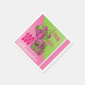 Verjaardag personaliseren - Kijk wie 100 is Servetten (Hoek)