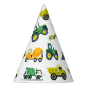 Verjaardag Pet bouwtruck Feesthoedjes (Links)