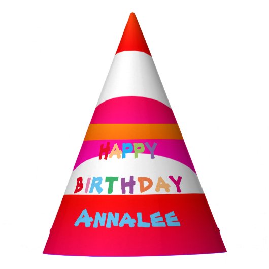 Verjaardag Pet Modern Schattige plezier met aangep Feesthoedjes (Voorkant)