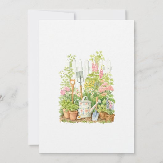 Verjaardag Peter Rabbit Garden Kaart (Achterkant)