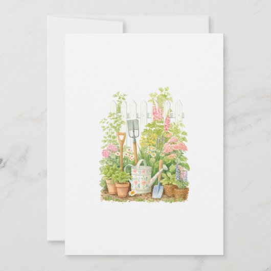 Verjaardag Peter Rabbit Garden Kaart (Achterkant)