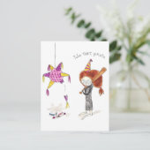 Verjaardag Pinata Briefkaart (Staand voorkant)