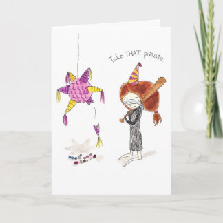 Verjaardag Pinata Kaart