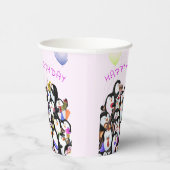 Verjaardag Pinguïn Party Paper Cups - Aangepaste t Papieren Bekers (Rechts)