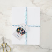 Verjaardag Planeten in de Ruimte Cadeaulabel (Met Touw)