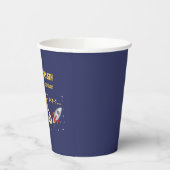 Verjaardag Planeten & Raketschip in de ruimte Papieren Bekers (Links)