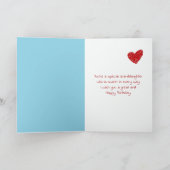 Verjaardag Polar Beer Cub voor kleindochter Kaart (Binnen)