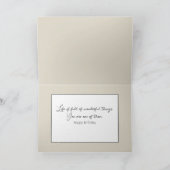 Verjaardag Polar Beer in Sneeuwvlokken Kaart (Binnen)