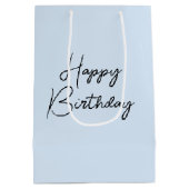 Verjaardag Polar Beer spatten in Arctisch water Medium Cadeauzakje (Achterkant)