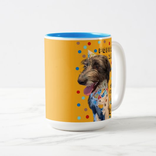 Verjaardag Pop in Puppy Mok (Voorkant rechts)