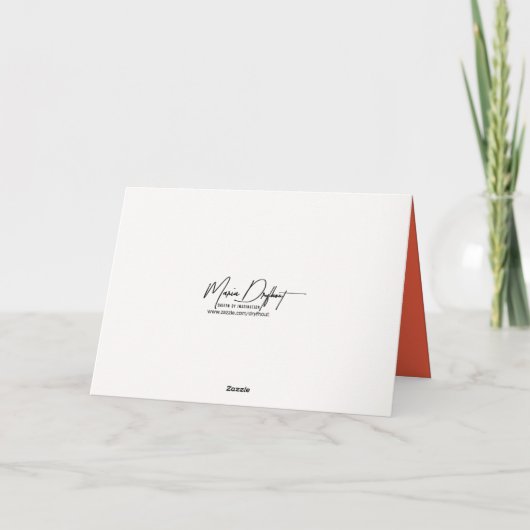 Verjaardag Poppies en Dahlia Field Kaart (Achterkant)