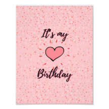 Verjaardag poster voor kinderen