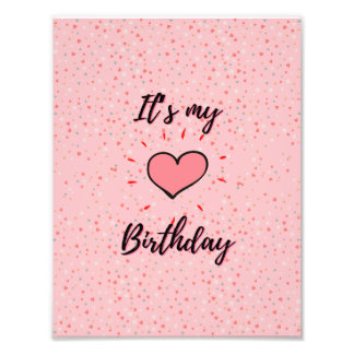 Verjaardag poster voor kinderen