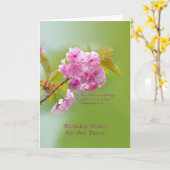 Verjaardag, Predikant, de Godsdienstige Bloesems Kaart (Gele Bloem)