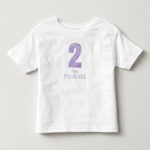 Verjaardag Prinses 2 Jaar Oude T-Shirt
