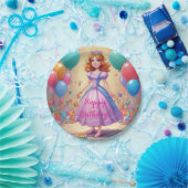 Verjaardag Prinses Borden Papieren Bordje (Feest)