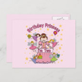 Verjaardag Prinses Ik ben Twee T-shirts en Geschen Briefkaart (Voorkant / Achterkant)