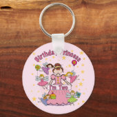 Verjaardag Prinses Ik ben Twee T-shirts en Geschen Sleutelhanger (Voorkant)