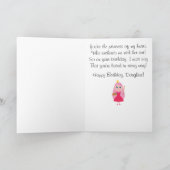 Verjaardag Prinses Kunstenaarsdochter Kaart (Binnen)