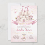 Verjaardag Prinses Sprookjeskasteel Kaart (Voorkant)