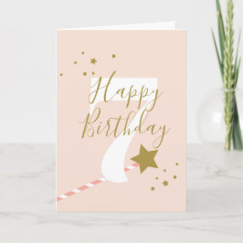 Verjaardag prinses verjaardagskaart leeftijd 7 kaart
