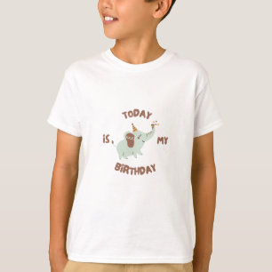 Verjaardag Print T-shirt