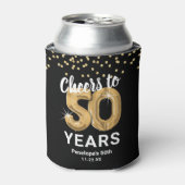 Verjaardag Proost op 50 jaar Blikjeskoeler (Blikje Voorkant)