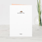 Verjaardag Proost Zomer Sangria Cocktailkaart (Achterkant)