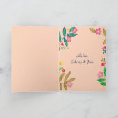 Verjaardag Proost Zomer Sangria Cocktailkaart (Binnen)