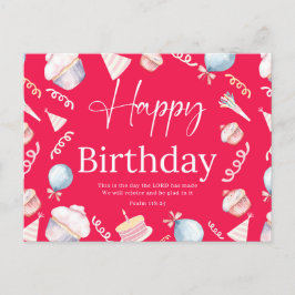 Verjaardag Psalm118:24 Briefkaart