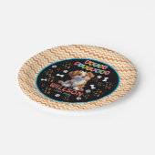 Verjaardag puppyfeest | Schattige Kinder hond them Papieren Bordje (Gekanteld)