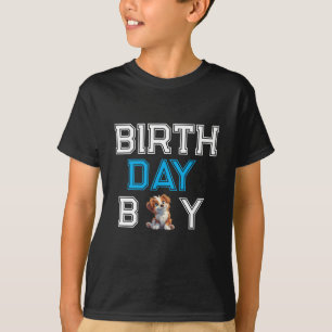 Verjaardag puppyfeest   Schattigee Kinder hond T-shirt