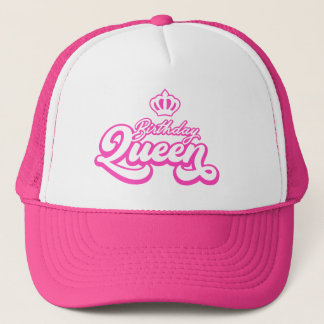 Verjaardag Queen Hot roze trucker hoed Pet