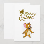 Verjaardag Queen Kaart (Voorkant / Achterkant)