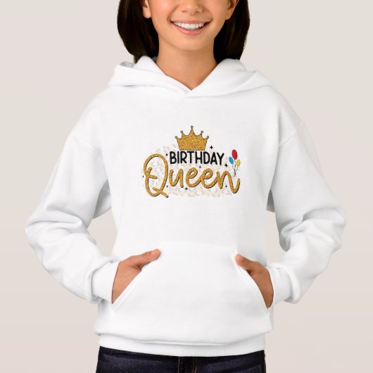 Verjaardag Queen T-shirts Design (Voorkant)