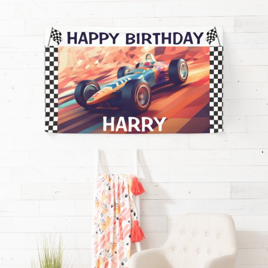 VERJAARDAG RACEAUTO SPANDOEK (Insitu)